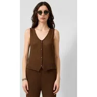 QS Funktionsweste T-Shirt Leicht transparente Shirt-Weste