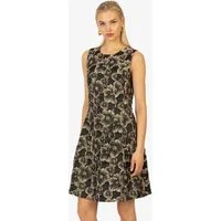 Kraimod Cocktailkleid mit floralem Glanzmuster