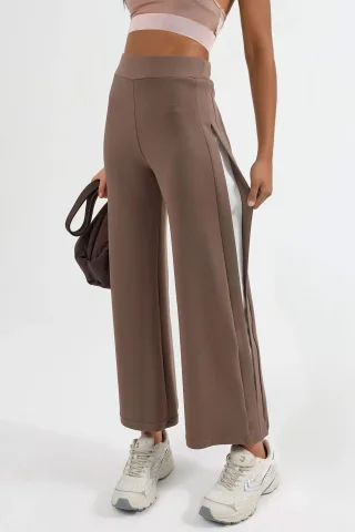 Modal Touch Streifen-Detail-Hose