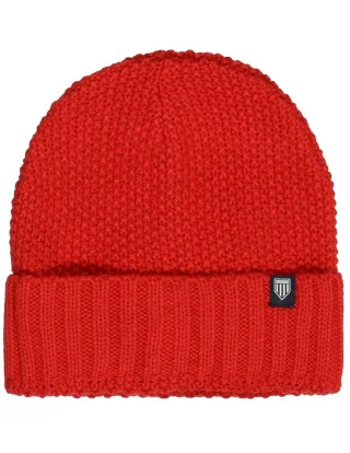 BASEFIELD - Strickmütze red
