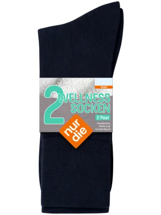 NUR DIE Herren Wellness Socken 2er Pack