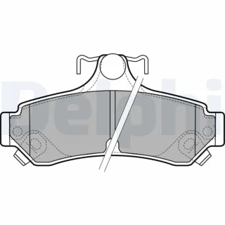 Delphi Bremsbel?ge hinten Toyota Camry V4 3,5 Gsv40