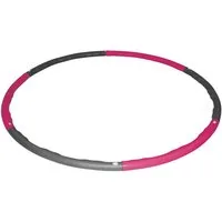 Best Sporting Turnring Hoop Fitnessreifen 100cm I 6-teilig I steckbar I pink/anthrazit, Einfache Montage durch One-Klick