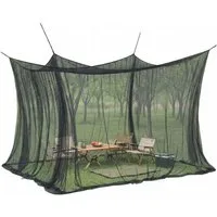 Sekey Moskitonetz Moskitonetz 300 x 300 x 250 cm Pavillon Outdoor Reise, Fliegennetz für Doppelbett Schwarz Garten Camping Insektenschutz