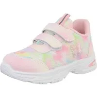 Ital-Design Leichte Kinderschuhe mit Klettverschluss für Freizeit und Sport Sneaker (89545295) Flach Freizeitschuhe in Rosa
