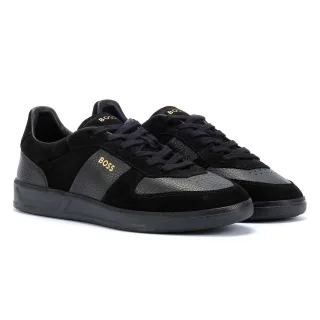 Boss Brandon Wildleder Herren Schwarze Sneaker