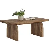 Tribesigns Couchtisch 120 cm Holz, rechteckig, Bauernhaus-Akzent-Mitteltisch wohnzimmertisch