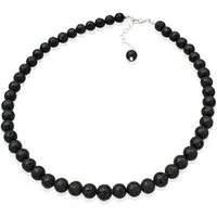 Elli Collierkettchen Lava Perlen 925 Sterling Silber