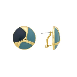 Luxenter-Ohrringe aus 18k Gelbgold - Iofes