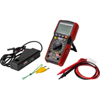 KS Tools Digital Multimeter inkl. Prüfspitzen mit integriertem Schlagschutz - 117.0215