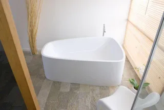 Hoesch Badewanne SingleBath Duo 1798x1173 freistehend mit angeformter Schürze ohne Podest 3698.010
