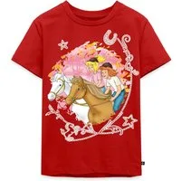 Spreadshirt T-Shirt Bibi Und Tina Wettreiten Im Wald Kinder Premium T-Shirt (1-tlg)