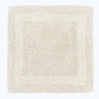 Homescapes Badematte Duschvorleger creme 50x50 cm aus 100% Baumwolle, Höhe 20 mm, Baumwolle, quadratisch, 50 x 50 cm