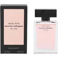 narciso rodriguez Eau de Parfum Musc Noir For Her EDP Damen Spray, Fruchtig-moschusiger Duft mit Pflaume, Moschus und Wildleder