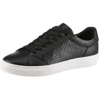 HUGO Morrie_Tenn Plateausneaker Schnürschuh, Halbschuh, Freizeitsneaker mit gepolstertem Schaftrand