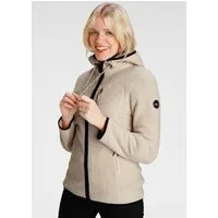 Polarino Fleecejacke für kalte Tage, aus schnell trocknendem Material, Regular Fit