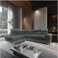 Masseno Ecksofa VELISS mit Schlaffunktion L-Form, Sofa mit Bettkasten