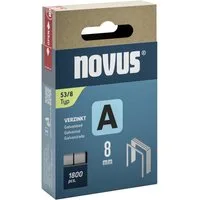 NOVUS Tackerklammer Novus Tools 042-0774 Feindrahtklammern Typ 53 1800 St. Abmessungen (L