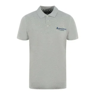 Aquascutum - "London 1851" Poloshirt für Herren/Damen Unisex (Grau)