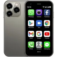 Athlix SERVO 15SE Mini Smartphone Dual SIM 3G WCDMA Android Kinder Rentner Smartphone (DUAL-SIM, nur 66g, 3,0 Zoll)
