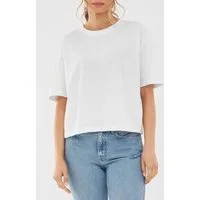Johnny Urban T-Shirt Zoey Oversize Cropped T-Shirt Kurzes Tshirt mit Rundhalsausschnitt