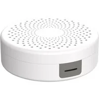 Hama Kabelbox Kabelbox rund mit Kabelführung, Wandmontage, 18,0 x 5,5 cm, Weiß
