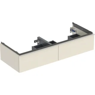 Geberit iCon Unterschrank für Doppel-Waschtisch, 2 Schubladen 502314JL1