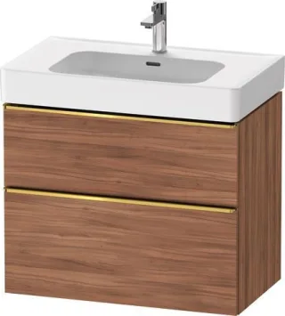 Duravit D-Neo Waschtischunterbau wandhängend Nussbaum Matt 784x452x625 mm - DE4377034790000 DE4377034790000