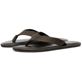 Jack & Jones Washton Herren Zehentrenner Aus Braunem Leder