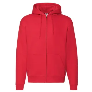 Fruit of the Loom - "Premium" Kapuzenjacke für Herren/Damen Unisex (Rot)