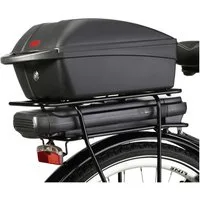 FISCHER Fahrrad Fahrradtasche FISCHER FAHRRAD Gepäckträgerbox Schwarz