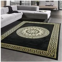 Carpetia Designteppich Modernes Glanzfaser-Design, rechteckig, Höhe: 12 mm, pflegeleicht, strapazierfähig, mit Glanzfasern