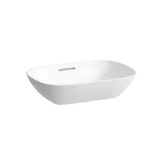 LAUFEN Waschtisch-Schale INO o.HL m.ÜL US geschliffen 500x350 weiß matt, H8123027571091 H8123027571091