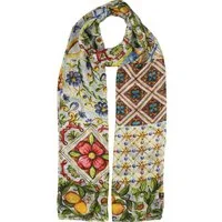 Fraas XXL-Schal XL-Seidenstola mit Mosaik-Design - vielseitig tragbar, (1, keine)