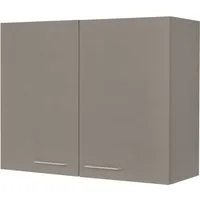 nobilia® Hängeschrank "Laser", vormontiert, mit zwei Einlegeböden, Breite 90 cm