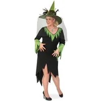 Fries Hexen-Kostüm Märchenhexe Hexen Kleid Halloween Karneval Fasching Party Cosplay