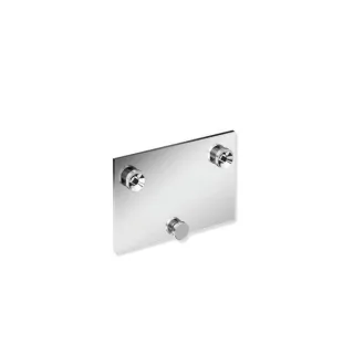 Hewi System 900 Montageplatte 900.51.00140 Edelstahl verchromt, 163x109x15,6mm