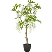 Kunstpflanze Wisteria, Creativ green, Höhe 100 cm, mit zahlreichen Blüten