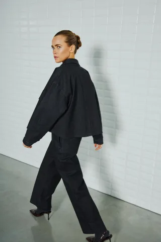WITHBLACK - Hosen Weiblich Schwarz - Gr. - XS