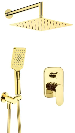 Neuesbad Serie 100 Unterputz Dusch-Set, Oberfläche: gold NB1DENAC_Z9LP1