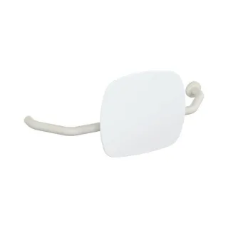 Hewi 801 Rückenstütze 801.51B9271R99 Wandabstand 230mm, rechts, matt, Lehne signalweiß, reinweiß