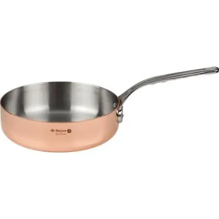De Buyer Prima Matera Sauteuse Kupfer/Edels. 24cm gerade ind.
