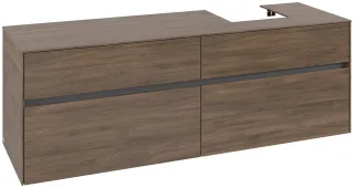 Villeroy & Boch Waschtischunterschrank Collaro C10600 1600x548x500mm Arizona Oak C10600VH