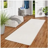 Snapstyle Läufer Hochflor Velours Läufer Teppich Luna, Rechteckig, Höhe: 16 mm