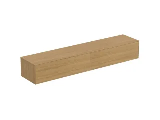 Ideal Standard rechte Schubladenfront Conca für Waschtischunterschrank 1180x356mm Eiche hell, TF076Y TF076Y6