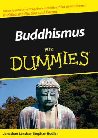 Buddhismus für Dummies [Taschenbuch] [2006] Landaw Jonathan Bodian Stephan Engel Reinhard
