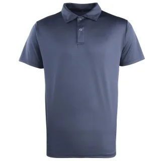 Premier Unisex Coolchecker Nieten-Poloshirt (Marine)