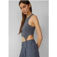 QS Muskelshirt T-Shirt Ripptop mit Schnallendetail, QS x Vanessa Mai