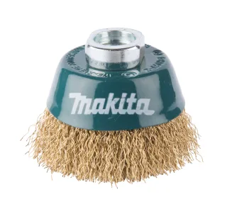 Makita Topfbürste, 60 mm - gewellt - Messing - M14 - D-39746