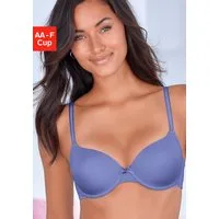 LASCANA Schalen-BH, T-Shirt-BH, Bügel-BH, Ela - perfect basic aus seidiger Microfaser, bequemer BH, große Größen